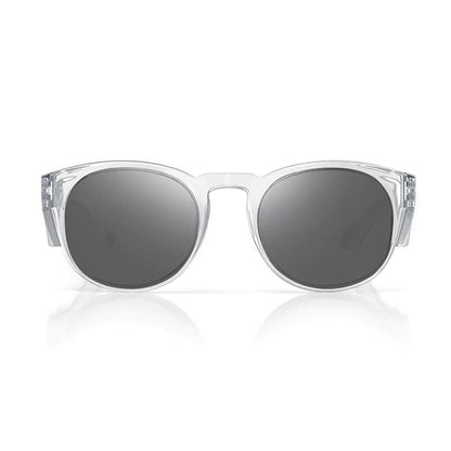 SAFESTYLE Cruisers Clear Frame Tinted UV400 Lens Safety Glasses CRCT100