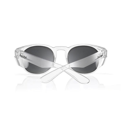 SAFESTYLE Cruisers Clear Frame Polarised UV400 Lens Safety Glasses CRCP100