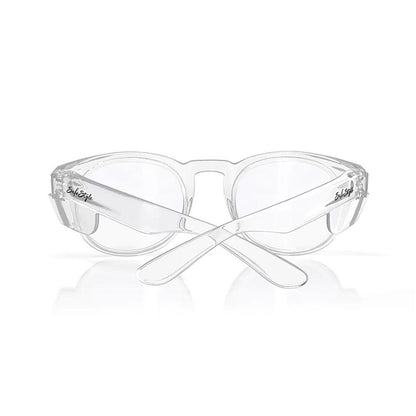 SAFESTYLE Cruisers Clear Frame Clear UV400 Lens Safety Glasses CRCC100