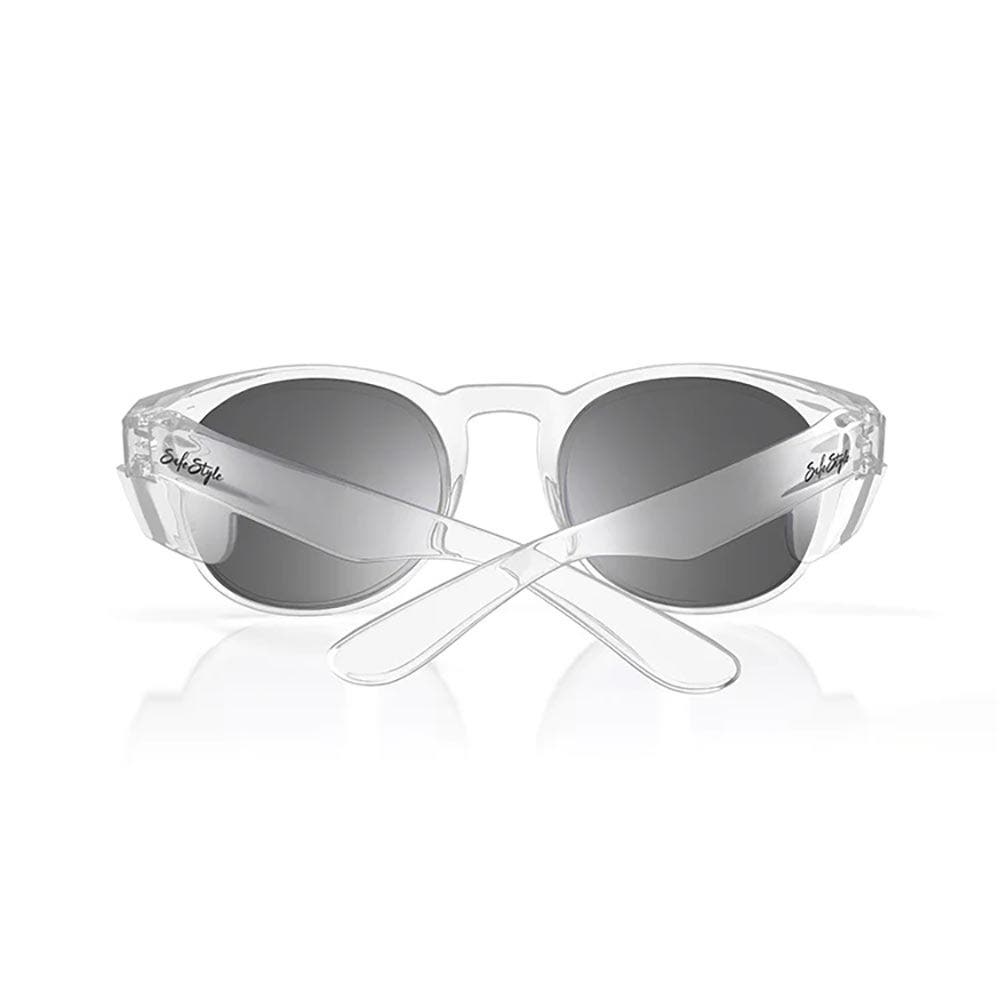 SAFESTYLE Cruisers Clear Frame Tinted UV400 Lens Safety Glasses CRCT100