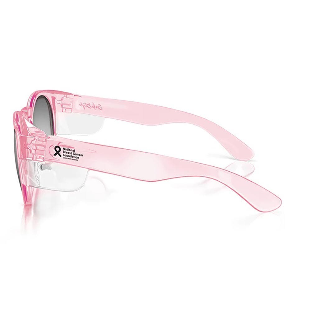 SAFESTYLE Cruisers Pink Frame Polarised UV400 Lens Safety Glasses CRPP100