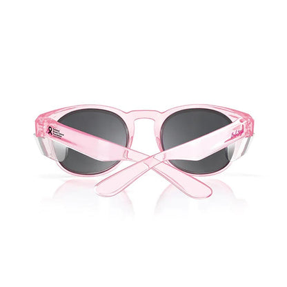SAFESTYLE Cruisers Pink Frame Polarised UV400 Lens Safety Glasses CRPP100