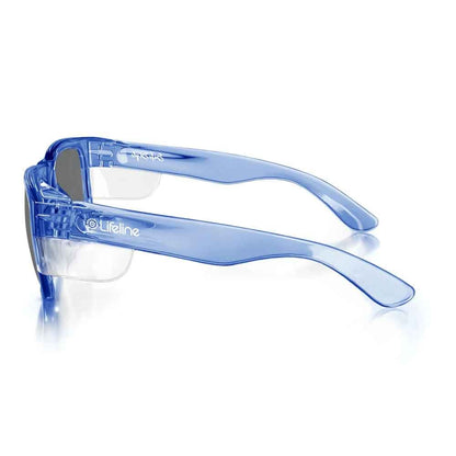 SAFESTYLE Fusions Blue Frame UV400 Tinted Lens FBLT100