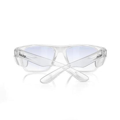 SAFESTYLE Fusions Clear Frame Blue Light Lens Safety Glasses FCB100