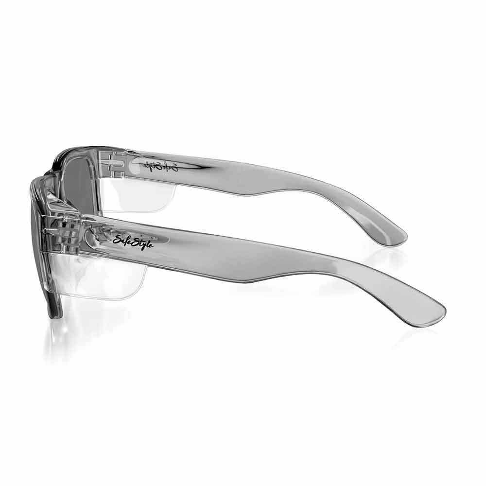 SAFESTYLE Fusions Graphite Frame Tinted UV400 Lens Safety Glasses FGT100
