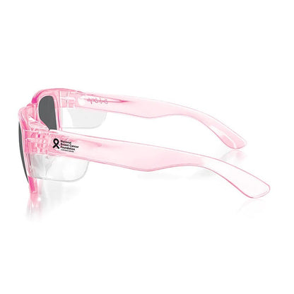 SAFESTYLE Fusions Pink Frame Polarised UV400 Lens Safety Glasses FPP100