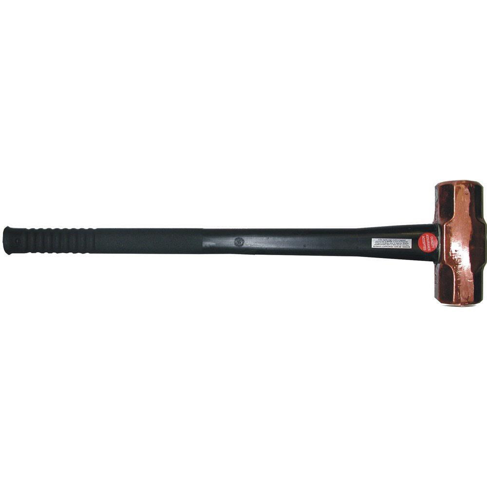 SANDO 600MM 8lb Steel Core Sledge Hammer with Rubber Handle SDSLDG824C