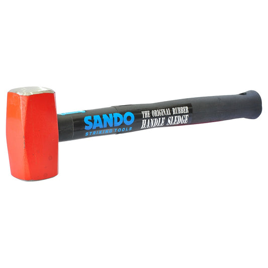 SANDO Hard Face 4lb 1.8kg Club Hammer with 16 Unbreakable Handle SDCLUB 4-16