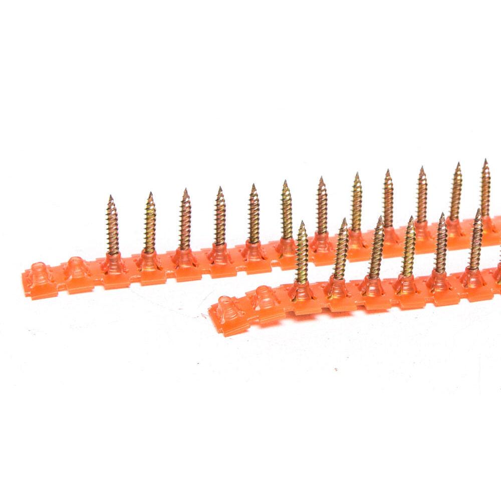 SENCO 6G 32mm Yellow Zinc Collated Screws 1000 Box