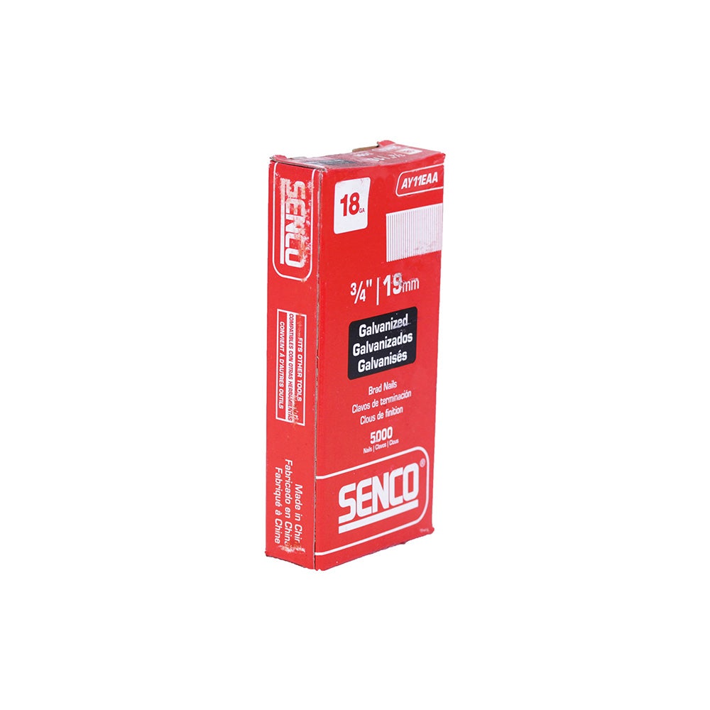 SENCO AY Series Brad Nail Electro Galvanised -20mm Box of 5000 AY11EAA