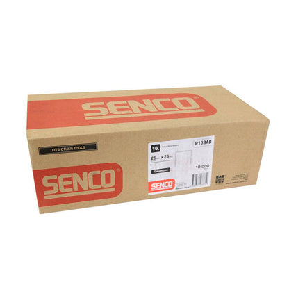 SENCO P Series Staples Electro Galvanised - 25mm Box of 10000 P13BAB