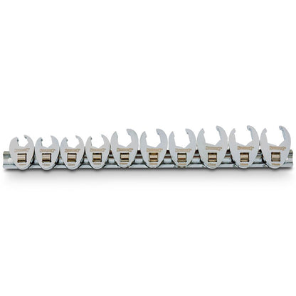SIDCHROME 10 Piece Metric Crowfoot Wrenches