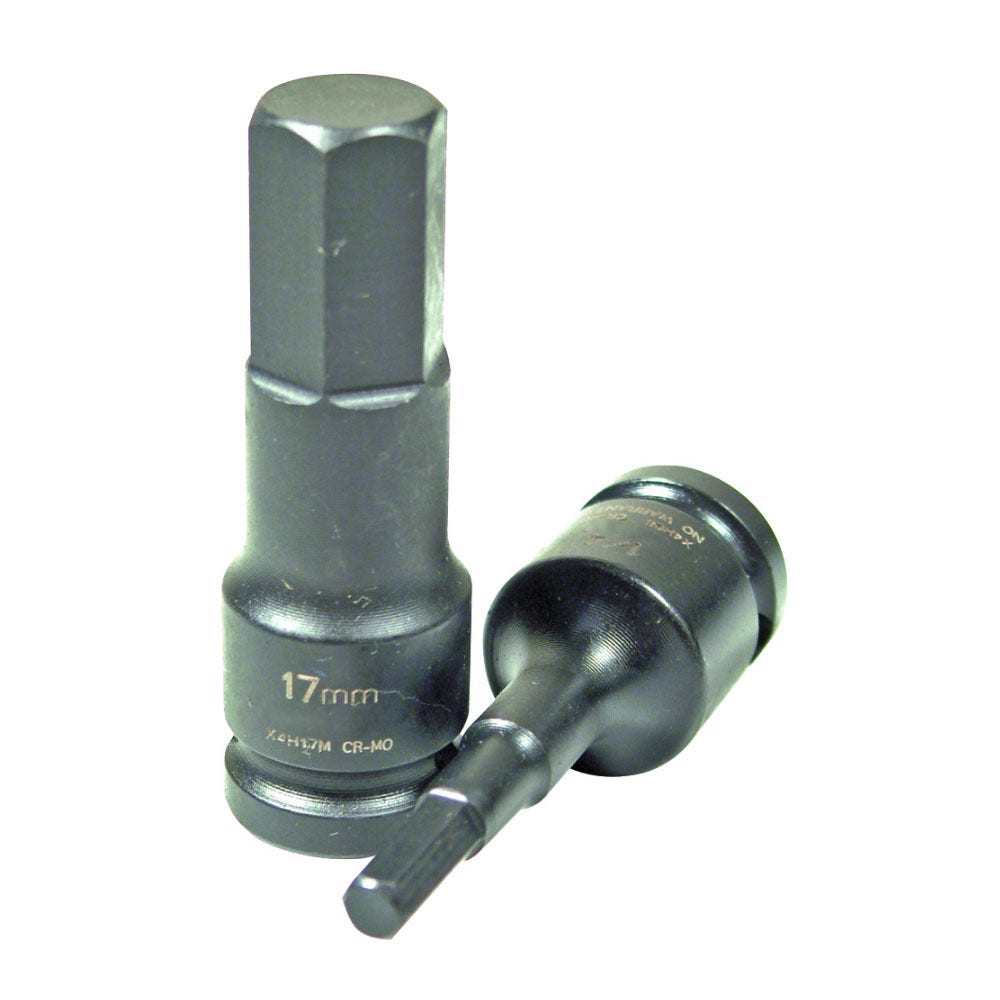 SIDCHROME 17mm 1 2inch SD Metric Inhex Socket X4H17M