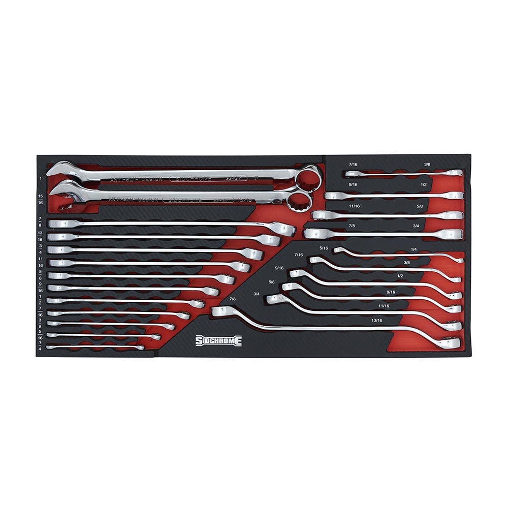 SIDCHROME 23 Piece AF Spanner Set In Foam Tray SCMT46376R