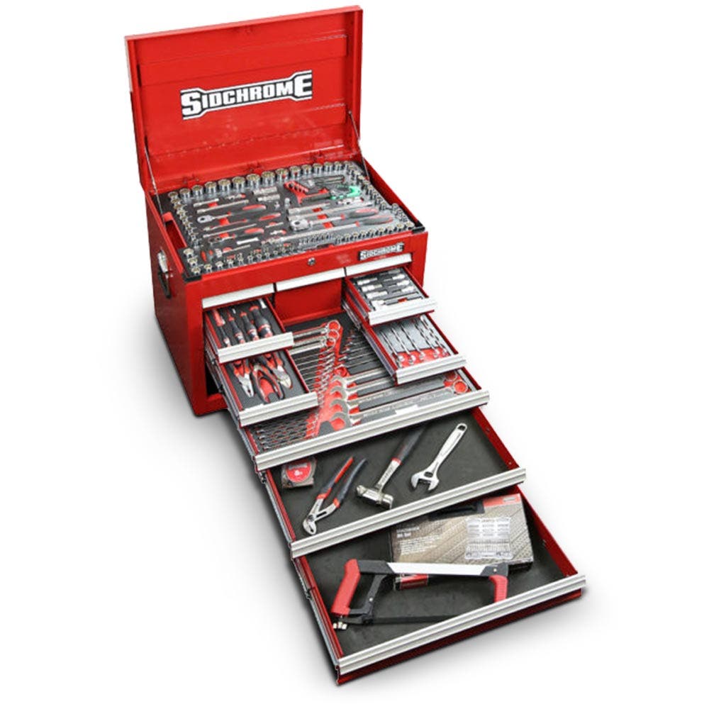 SIDCHROME 242 Piece Metric A F Tool Kit SCMT11800