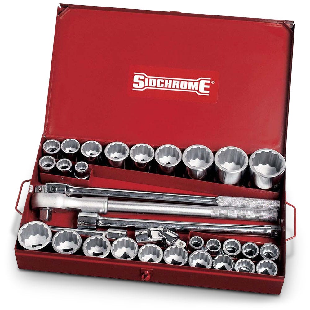 SIDCHROME 3 4 inch SD AF Met 32Pce Socket Set SCMT15106
