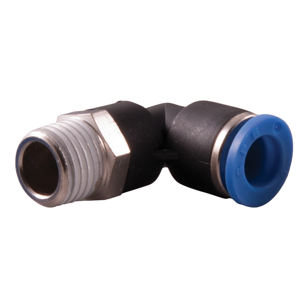 SONSBEEK ELBOW PUSH-IN 8MM TUBE 2PK 1 4inch BSP MALE, CARDED