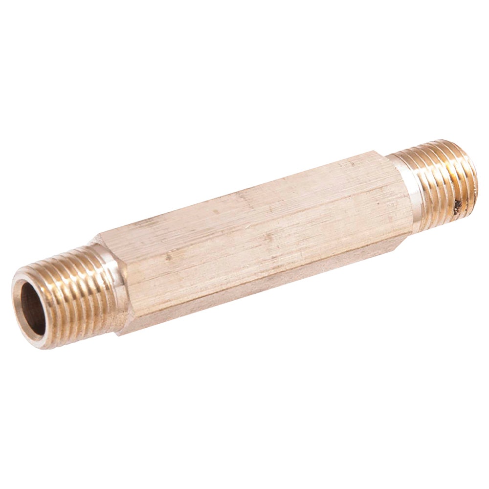 SONSBEEK NIPPLE 1 4inch -1 4inch BSP M-M HEX, BRASS 3inch EXT