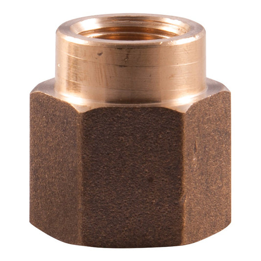 SONSBEEK REDUCER 1 2inch -3 8inch BSP F-F HEX, BRASS