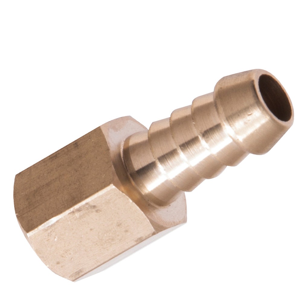 SONSBEEK TAILPIECE 1 2inch BARB 1 4inch BSP FEMALE, BRASS