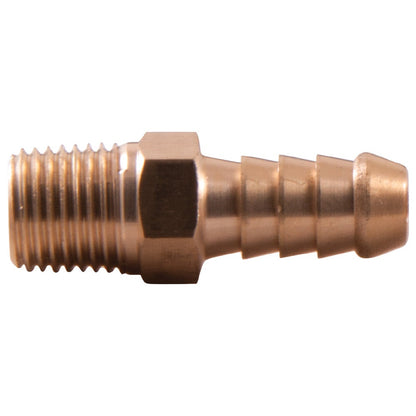 SONSBEEK TAILPIECE 3 8inch BARB 1 4inch BSP MALE, BRASS