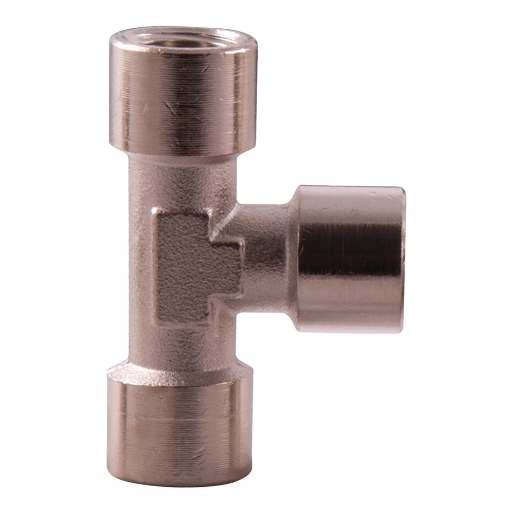 SONSBEEK T-PIECE 1 4inch BSP F-F-F BRASS