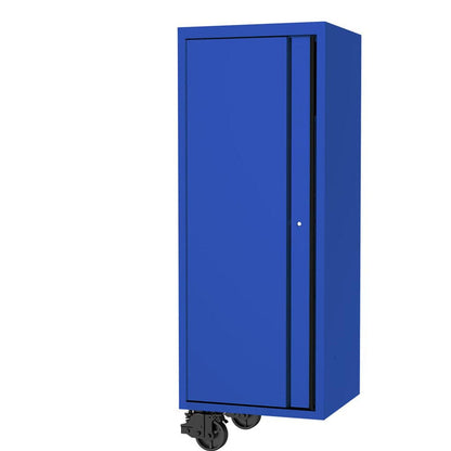 SP TOOLS 27inch USA Sumo Series Side Cabinet - 3 Fixed Shelves and Clothes Hang Rail - Blue Black SP44885BL