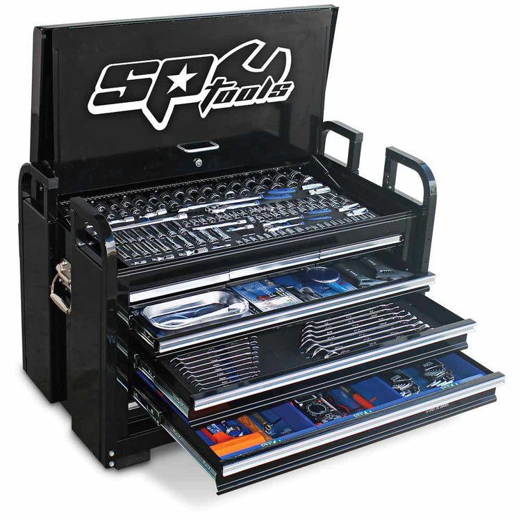 SP TOOLS 406 Piece 7 Draw Tool Chest Kit - Black SP50115