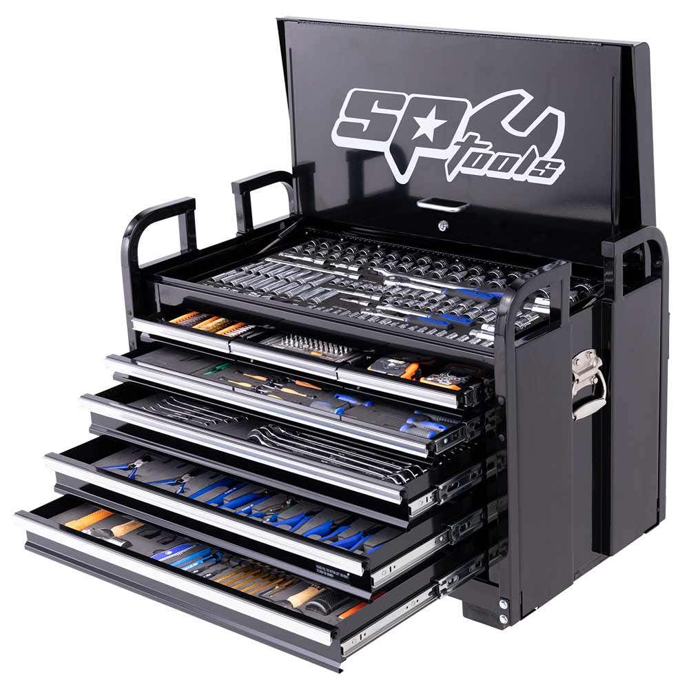 SP TOOLS 413 Piece 7 Drawer Off Road Series Tool Kit - Black SP50115X