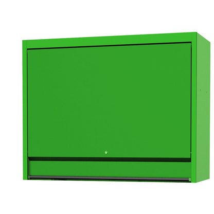 SP TOOLS 59inch USA Sumo Series Wide Power Top Hutch - Shelf, Pegboard, Light - Green Black SP44730G