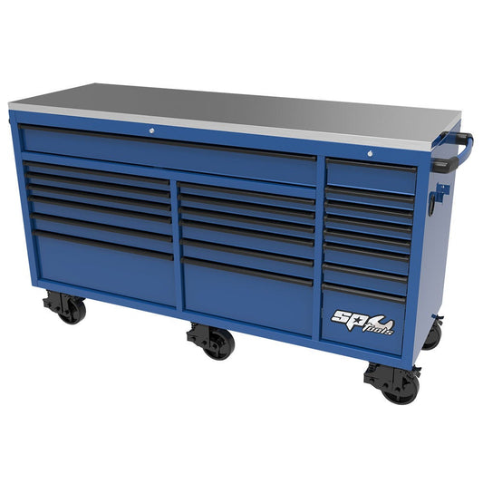 SP TOOLS 73 21 Drawer USA Sumo Series Roller Cabinet Blue Black SP44825BL