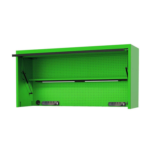 SP TOOLS 73inch USA Sumo Series Wide Power Top Hutch - Green Black SP44830G