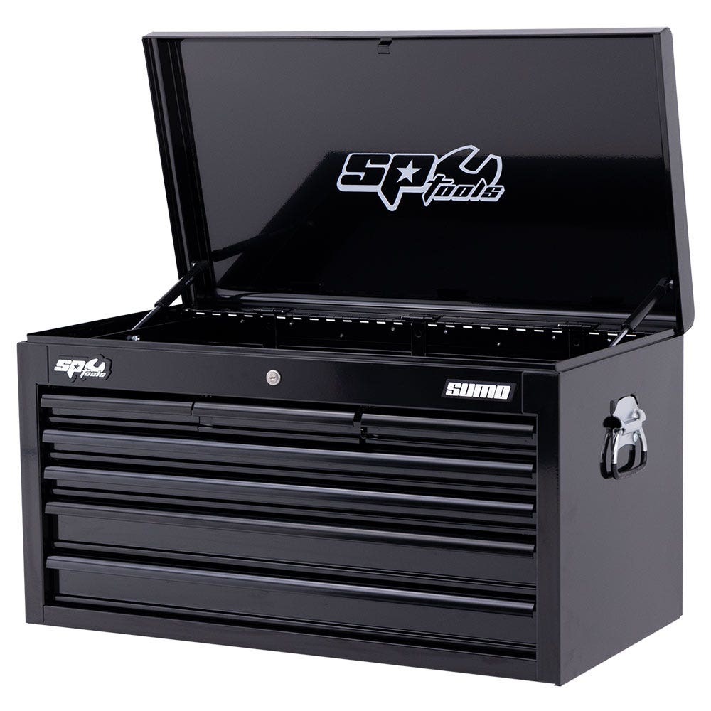 SP TOOLS 7 Drawer Custom Sumo Series Tool Box Black SP40120