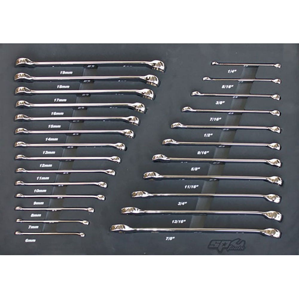 SP TOOLS Metric SAE Custom Series Roller Cabinet Tool Kit Black - 238 Piece SP50626X