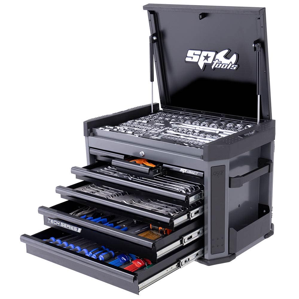 SP Tools Metric SAE Diamond Black Tech Series Tool Kit - 335 Piece SP52275D
