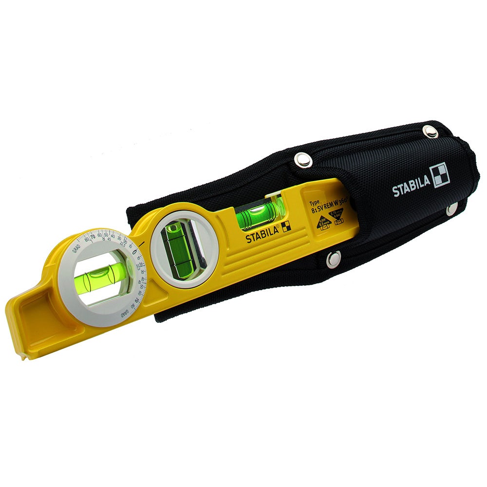 STABILA 250mm Level Angled V Groove Magnetic 81SVREMW360 25