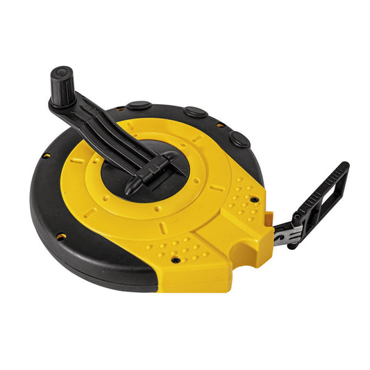 STABILA 30m x 13mm LBM 2000 Closed Case Steel Blade Tape Measure w Metric Scale Universal Hook 19661