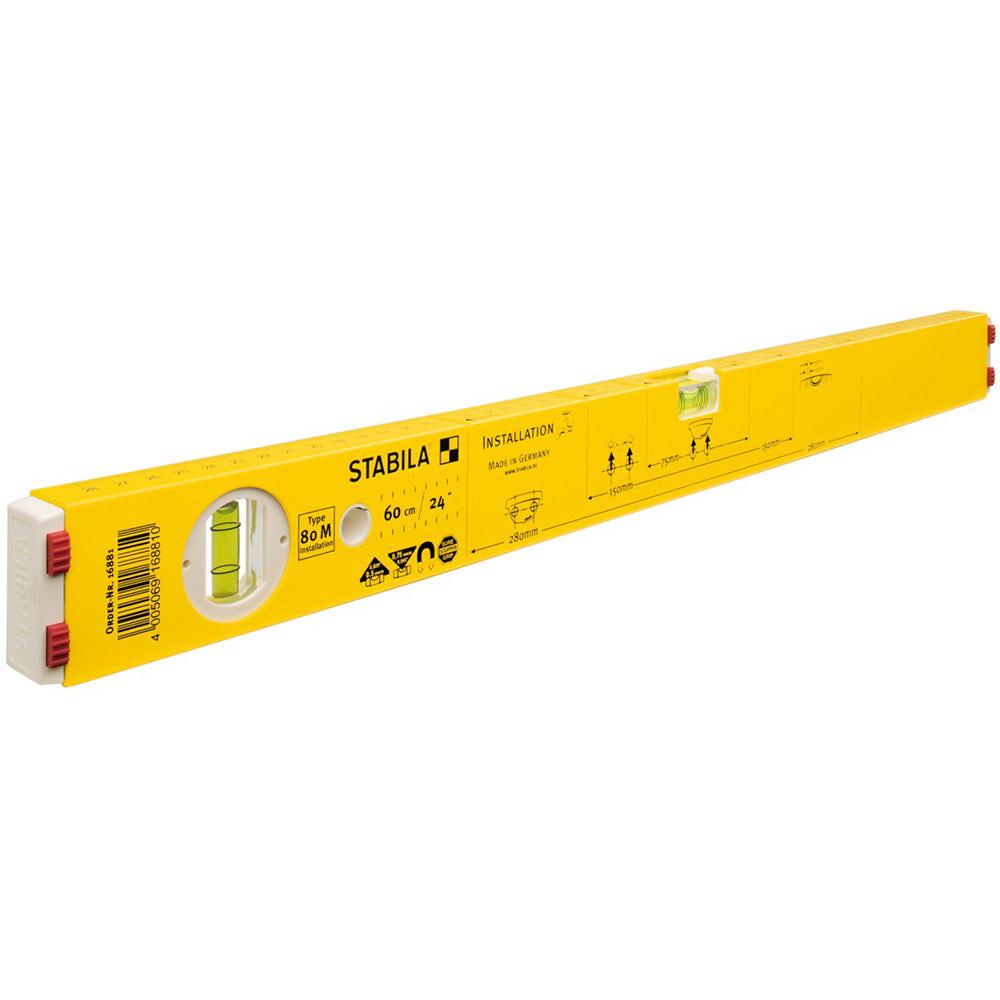 STABILA 600mm 2 Vial Magnetic Spirit Level 16881