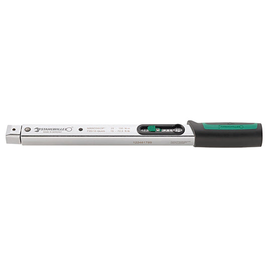 STAHLWILLE 20-100Nm 730 Quick Torque Wrench Compatible w 9 x 12mm Insert Tools 50184010