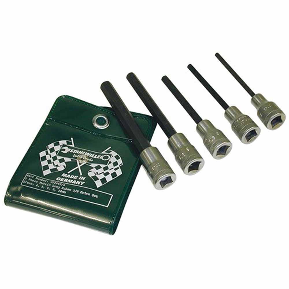 STAHLWILLE 3 8 Inhex Metric Socket Value Pack - 5 Piece SWVP2049 5