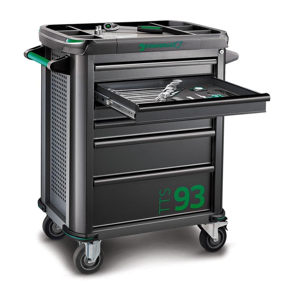 STAHLWILLE Quick Release Toolset w TTS93 Tool Trolley - 157 Piece 98830178