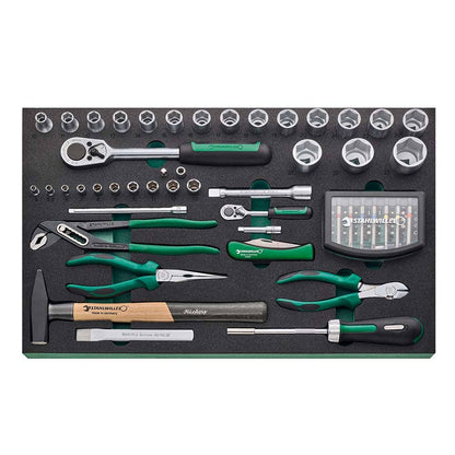 STAHLWILLE Toolset w TTS93 Tool Trolley - 130 Piece 98830177