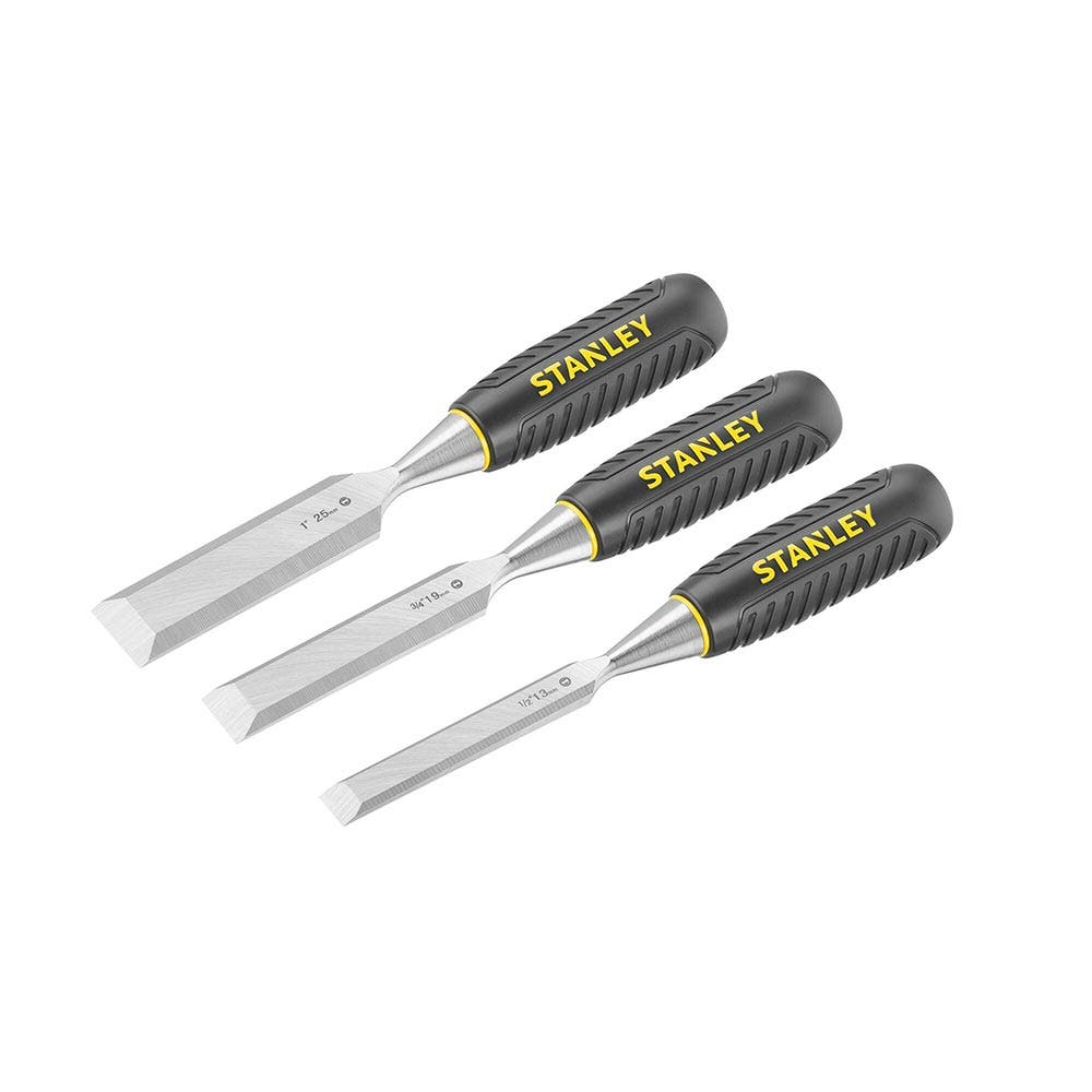 STANLEY 3 Piece 13 19 25mm Wood Chisel Set STHT16727
