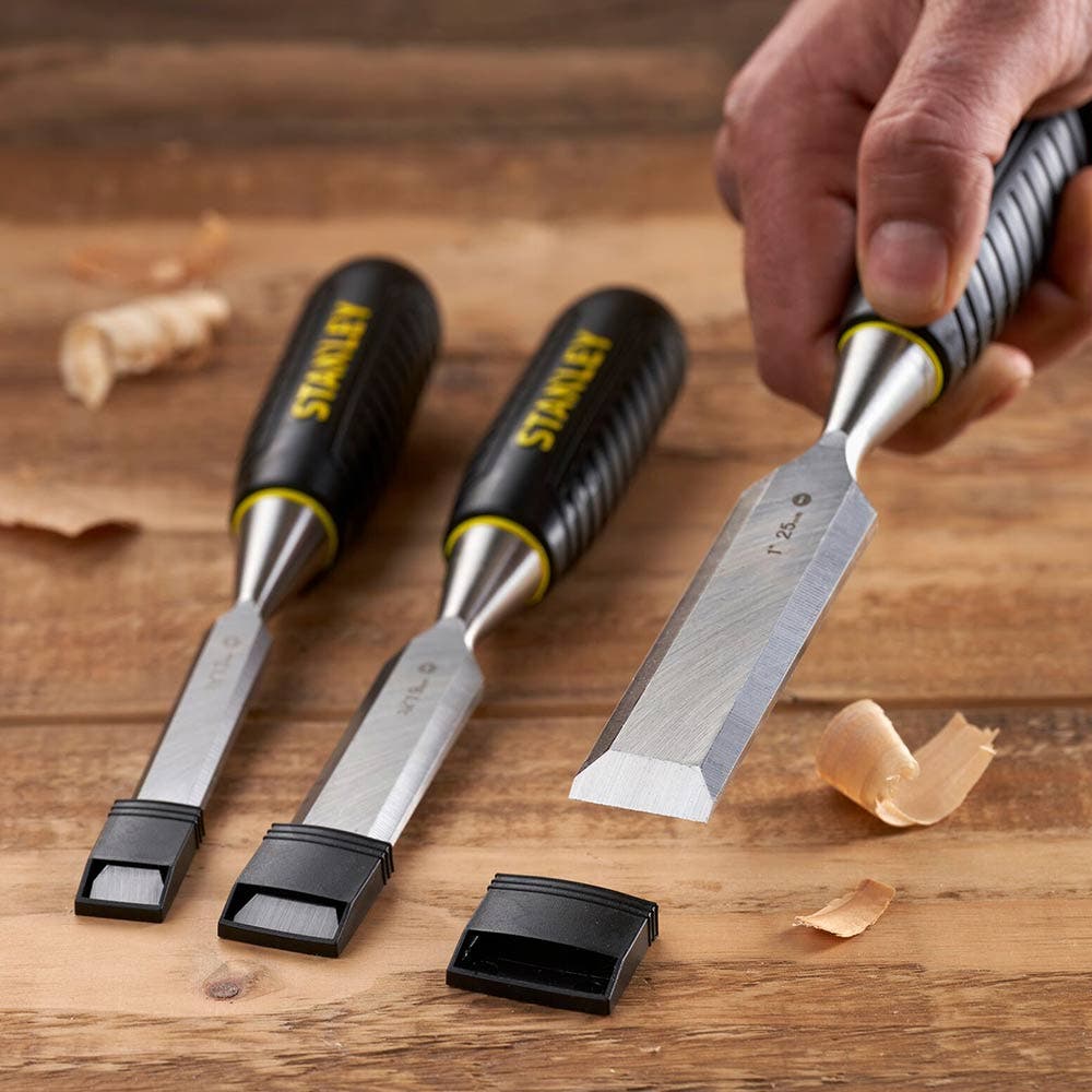 STANLEY 3 Piece 13 19 25mm Wood Chisel Set STHT16727