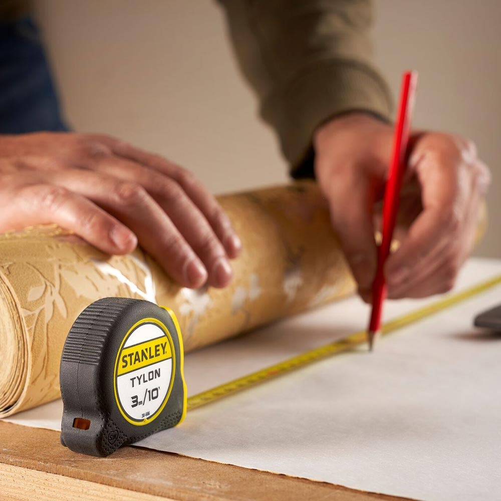 STANLEY 3m 10inch Tylon Tape Measure 0-30-686