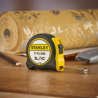 STANLEY 3m 10inch Tylon Tape Measure 0-30-686