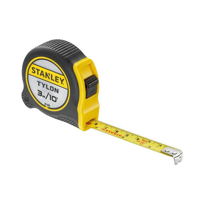 STANLEY 3m 10inch Tylon Tape Measure 0-30-686