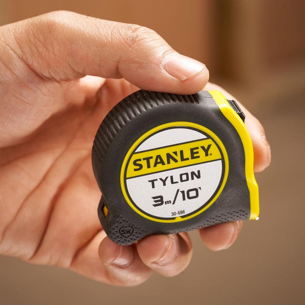 STANLEY 3m 10inch Tylon Tape Measure 0-30-686