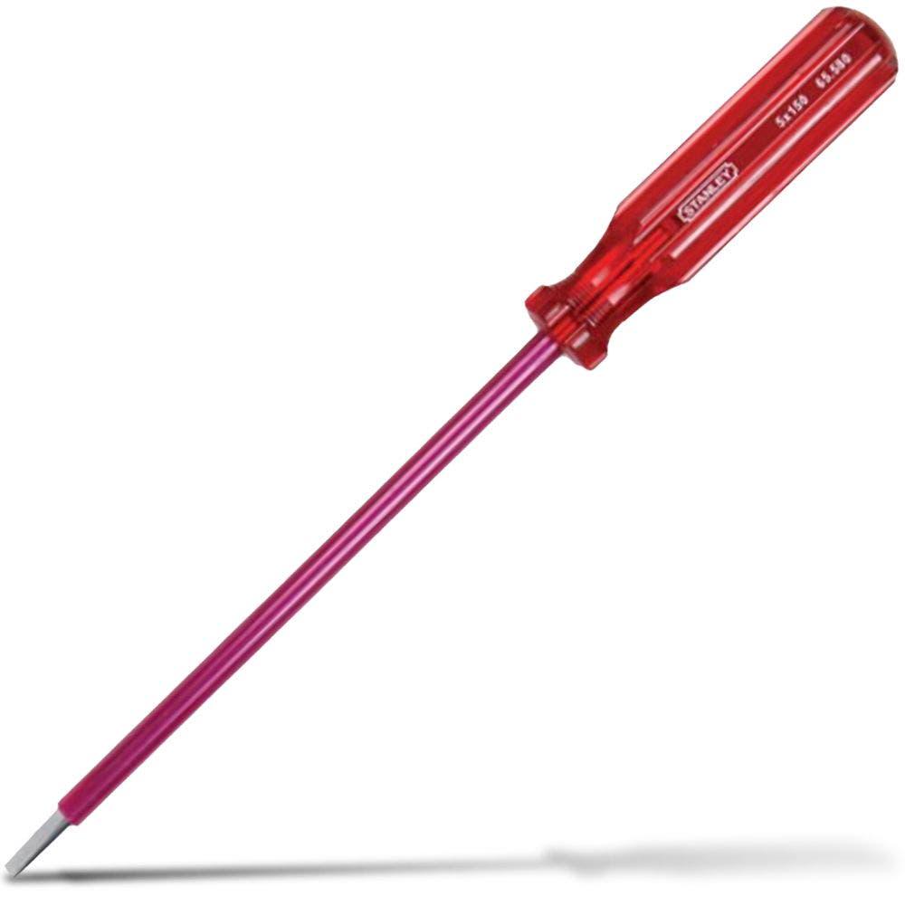 STANLEY 5 x 150mm Sheathed Standard Tip Screwdriver 65-580