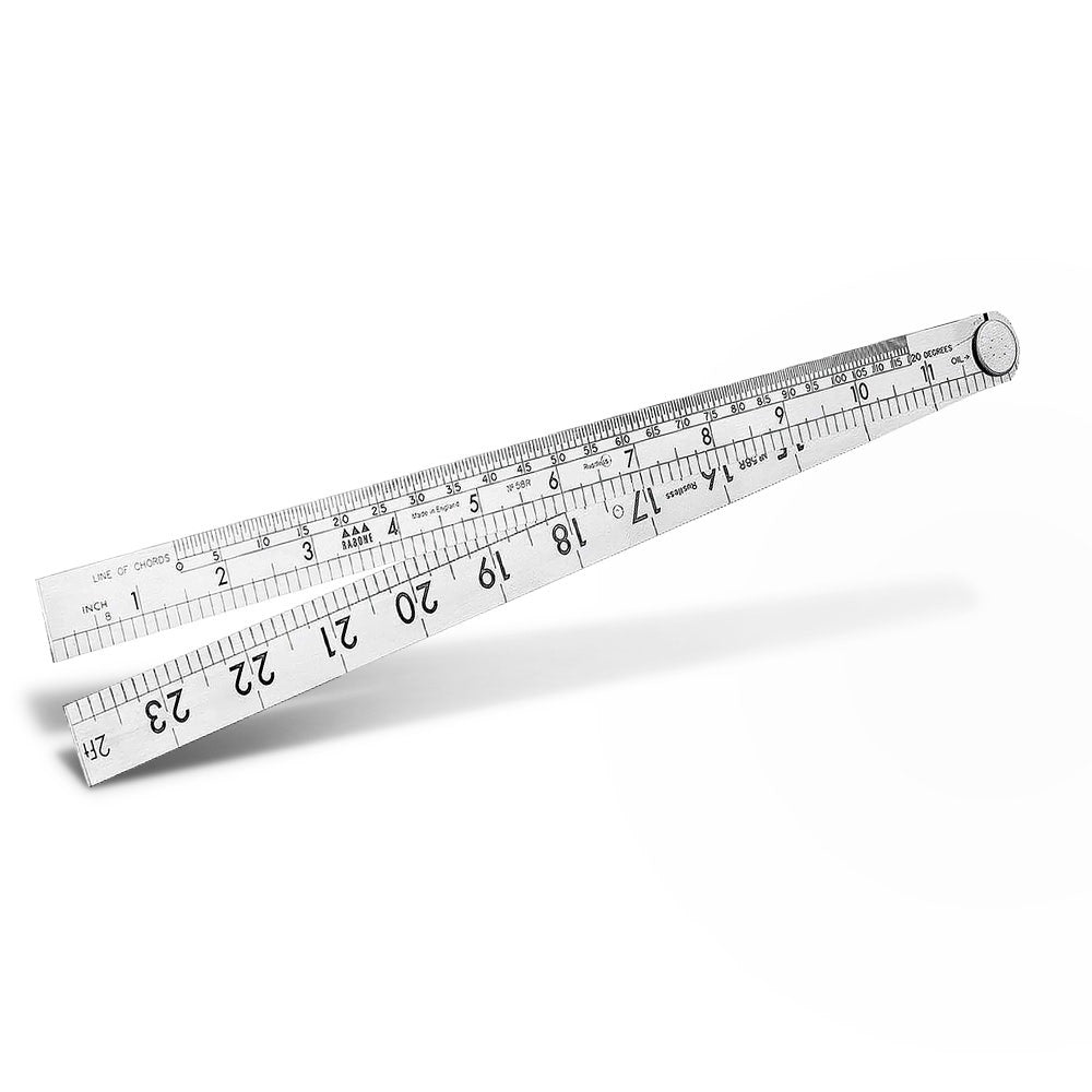 STANLEY 600mm 60R Steel Line Folding Rule 1-35-333